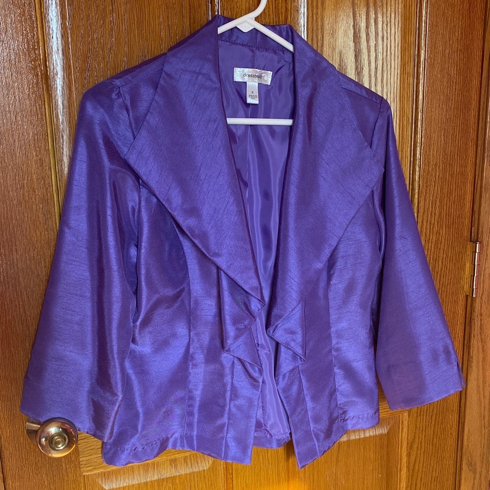 Dressbarn Purple Blazer
